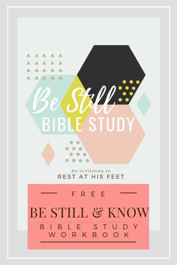 Do you struggle to silence the internal noise during prayer? Do you long to hear God speak to you? Learning to be still and hear God's voice can seem out of reach, but it doesn't have to. Grab this free Bible study workbook with printables to learn techniques for being still and listening to God. free bible study printables | how to pray effectively | How to be still and know God | How to hear God speak #freebiblestudyprintables #bestillandknow #hearinggod
