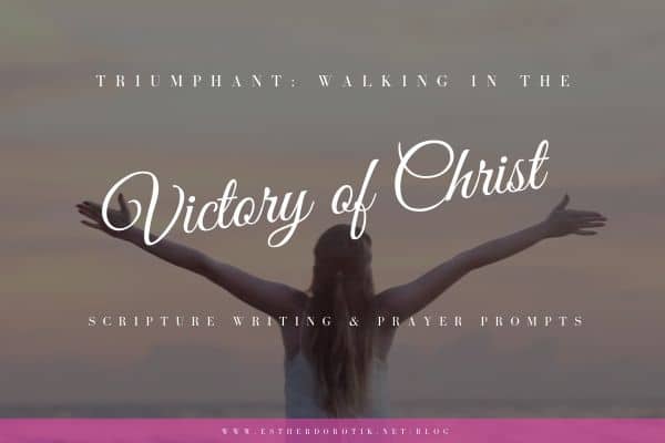 Are you facing a seemingly neverending battle? Are you tired of fighting? As sons and daughters of the King, we have been given victory through Christ. Grab the Bible reading plan and prayer prompts and start walking in the victory that already belongs to you. You are triumphant.