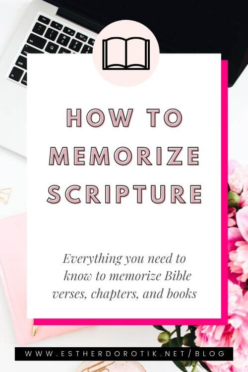 If you've ever struggled to memorize scripture, here's everything you need to make memorizing Bible verses, chapters, and books simple. Simply follow this step-by-step guide with 15 of the best tips and tricks and you'll soon be on your way!