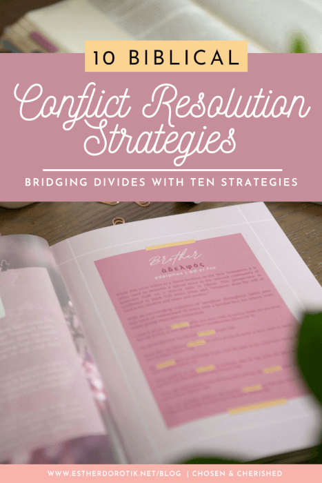 Explore the power of biblical conflict resolution in every aspect of life, from work to marriage. Learn to resolve disputes with faith and grace that reflect Christian values using these ten powerful strategies for conflict resolution.
