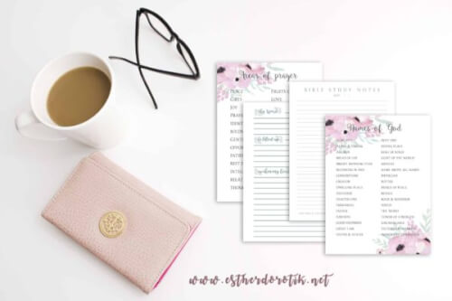 Free-bible-study-prayer-journal-printables