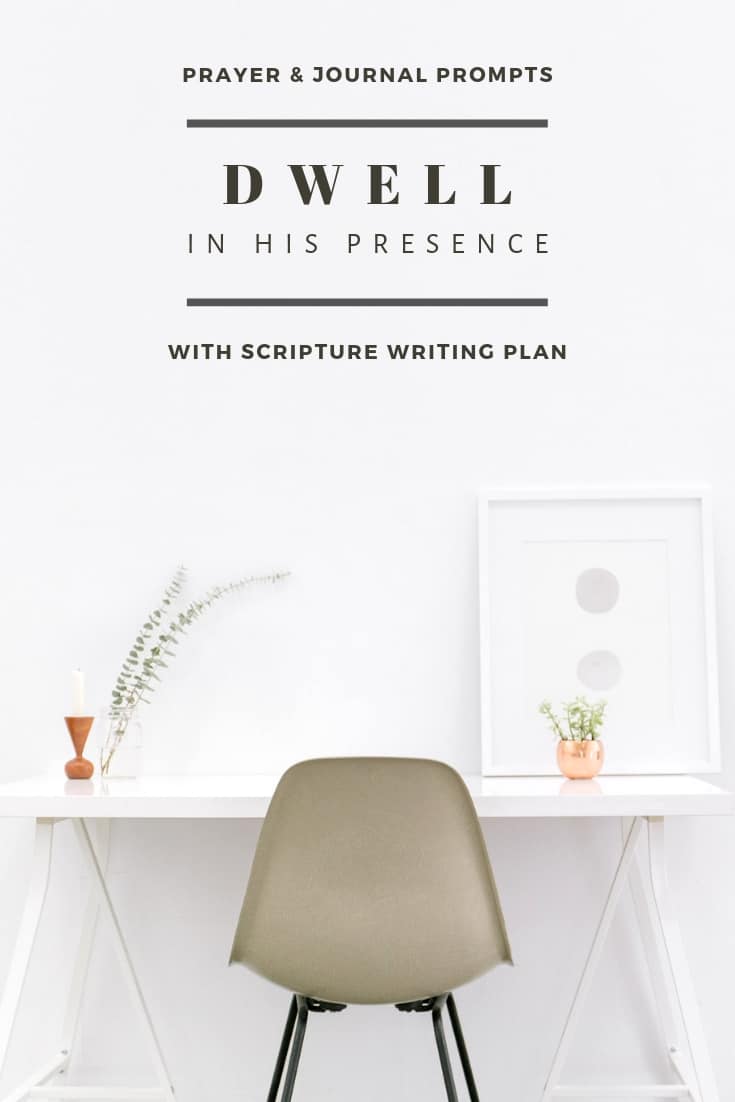 Prayer prompts for dwelling in God's presence, abiding in God journaling prompts, scripture writing plan, bible verses for abiding, finding shelter in God, verses in the bible for seeking God #scripturewriting #dwell #biblestudy #journalprompts