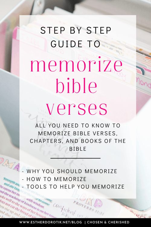 Do you struggle to memorize scripture? If so, here's everything you need to make memorizing Bible verses, chapters, and even books easy. Simply follow this step-by-step guide with 15 of the best tips and tricks. You'll soon be on your way!