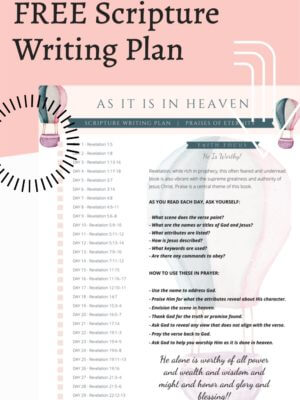 free-scripture-writing-plan