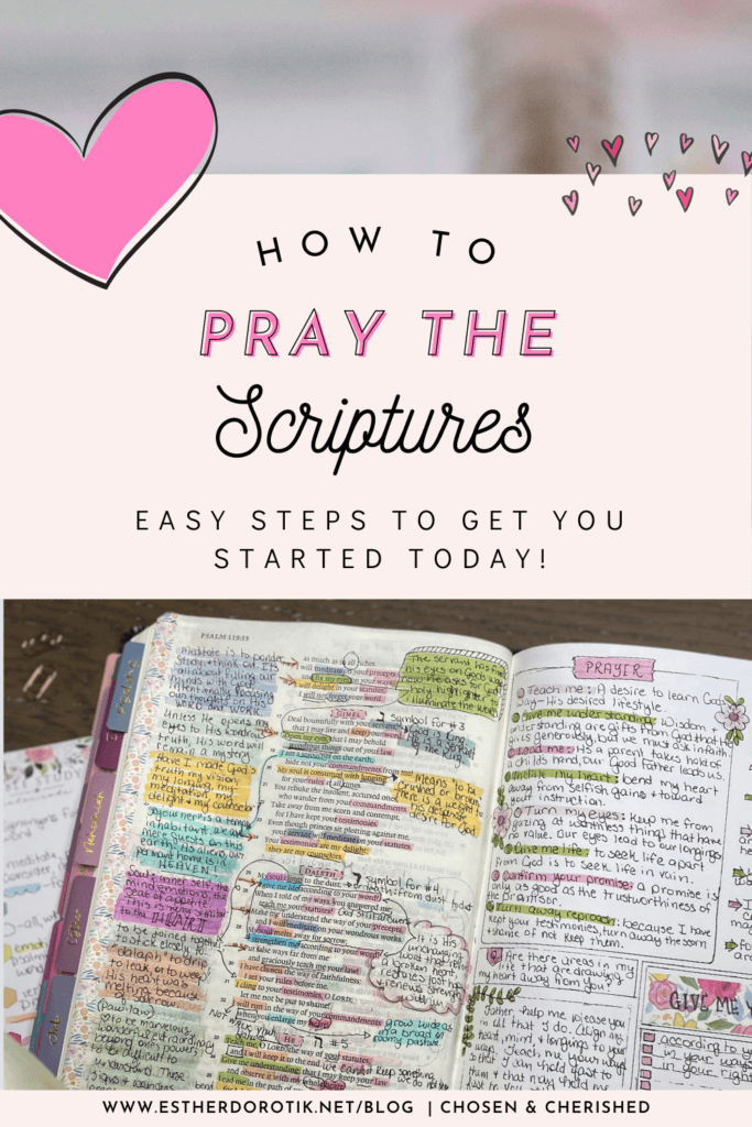 Unlock the power of prayer with our latest pin on "Praying the Scriptures." Discover how to deepen your prayer life by engaging directly with the Word. This provides beautifully easy-to-follow guides to help you integrate Scripture into your daily prayers. Whether you're seeking comfort, guidance, or gratitude, find out how Scripture can enhance your communication with the divine. Perfect for both beginners and seasoned prayer warriors. Pin now to save for your next quiet time. 🙏✨ #FaithInspiration #ScripturePrayers #SpiritualGrowth