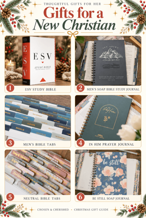Christian gifts for new believers in Christ